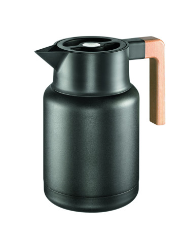 Isolierkanne Isidor, ca. 1,40 l, schwarz