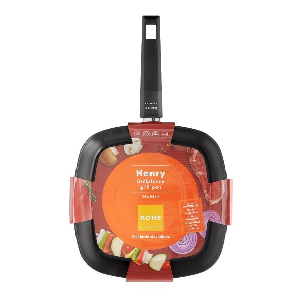 Verpackung - Grillpfanne Henry, 28 x 28 cm