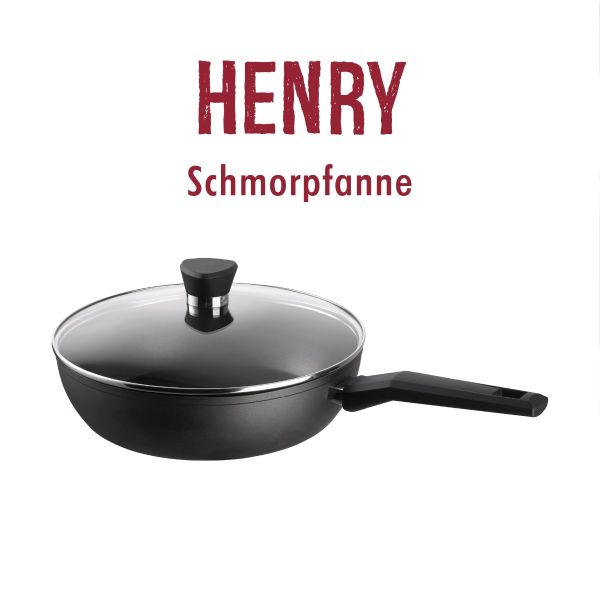 ROHE Germany Schmorpfanne Henry (inkl. Deckel), 28 cm