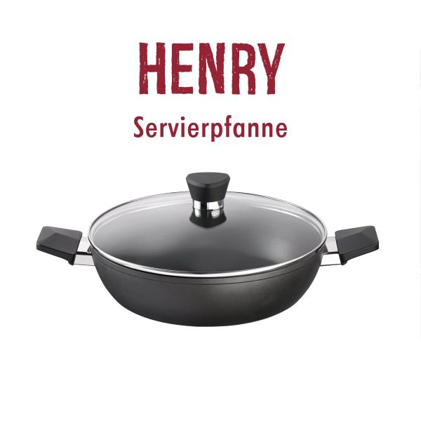 Servierpfanne Henry (inkl. Deckel), 28 cm von ROHE Germany