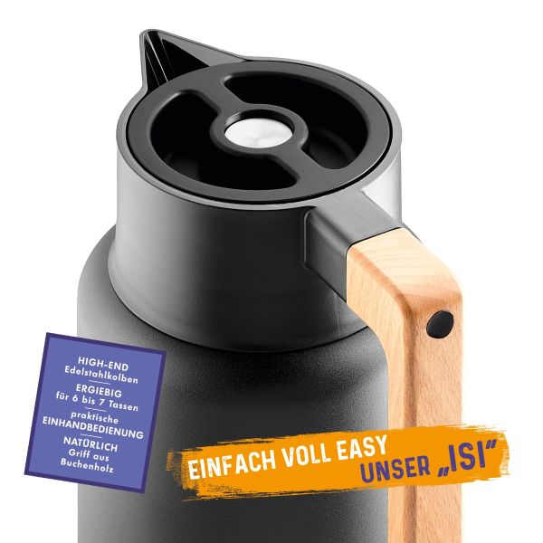 Griff von Isolierkanne Isidor ca. 1,4 l, schwarz
