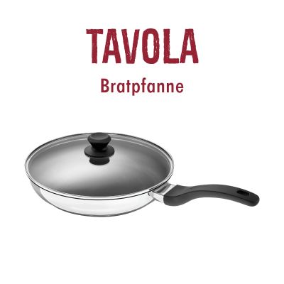 Bratpfanne Tavola, 28 cm mit Glasdeckel