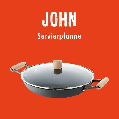 Servierpfanne John (inkl.Deckel), 30 cm von ROHE Germany