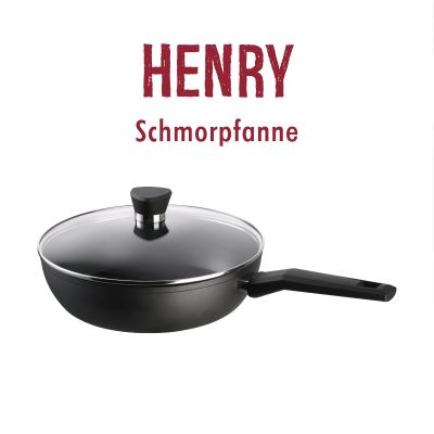 ROHE Germany Schmorpfanne Henry (inkl. Deckel), 28 cm