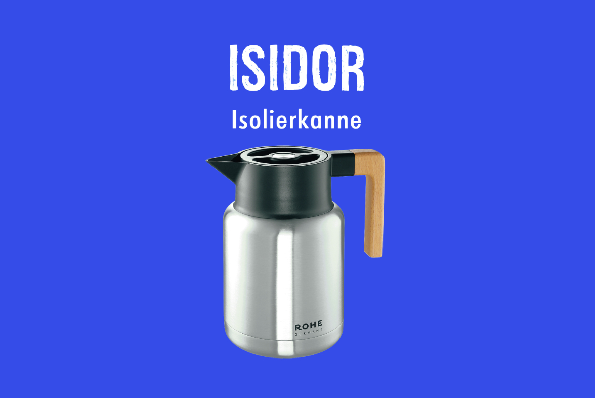 ROHE Germany Isolierkanne Isidor chrom