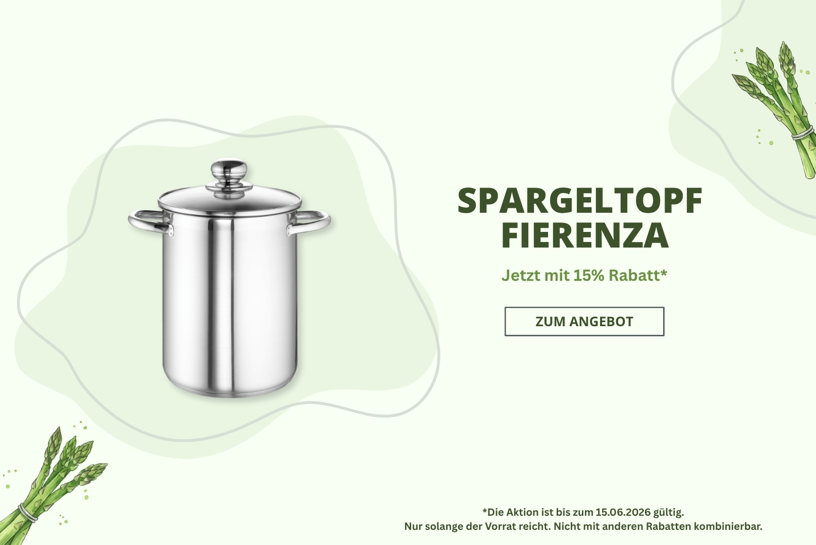 ROHE Germany Spargeltopf Fierenza